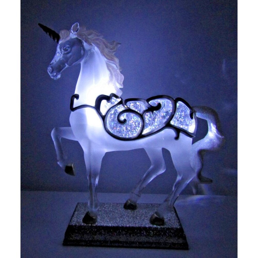 Unicorn Figural Glitter Globe Unicorn 12.5” Light Up Unicorn Cracker Barrel